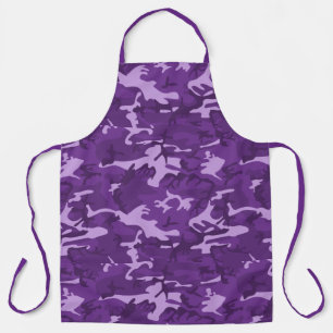 Tablier Camouflage Violet