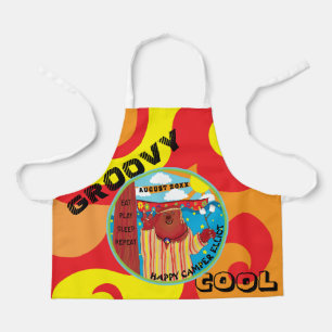 Tablier Camp Super Apron Happy Bear partout sur l'impressi