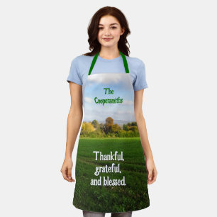 Tablier Campagne d'automne - Personnalisé