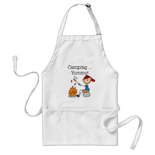 Tablier Camping est des T-shirts et des cadeaux délicieux