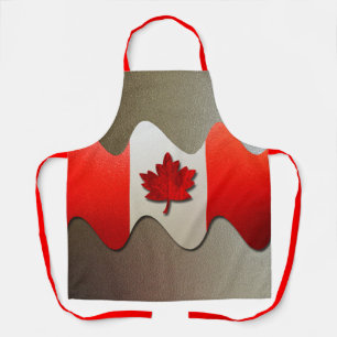 Tablier Canada Flag-Chrome par Shirley Taylor