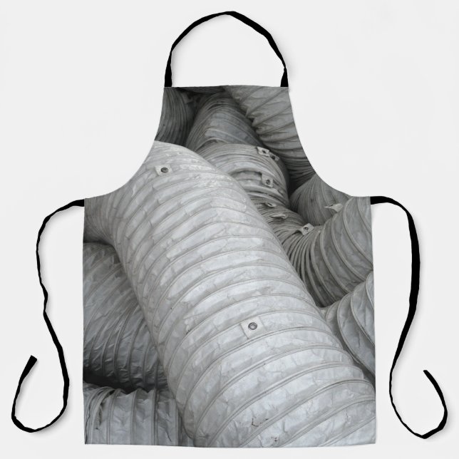 Tablier Canapé en tissu gris et noir (Recto)