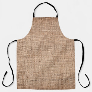 Tablier Canard de lin toile à grain grossier dégraissé 