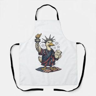 Tablier Canard patriotique 4 juillet T-Shirt vintage Desig