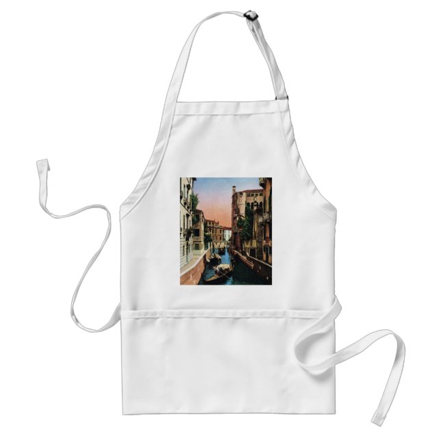 Tablier Canaux de Venise, image vintage (Devant)