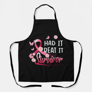 Tablier Cancer Du Sein J'Ai Été Je L'Ai Battu Survivor Rib