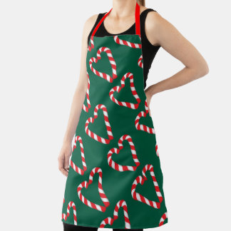 Tablier Candy Cane Heart Screwball Graphics Holiday