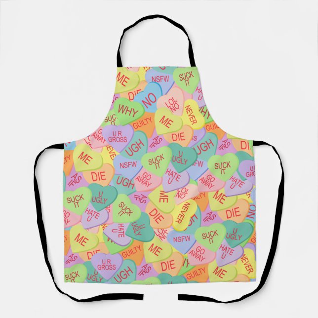 Tablier Candy Hearts Motif - SFW (Recto)