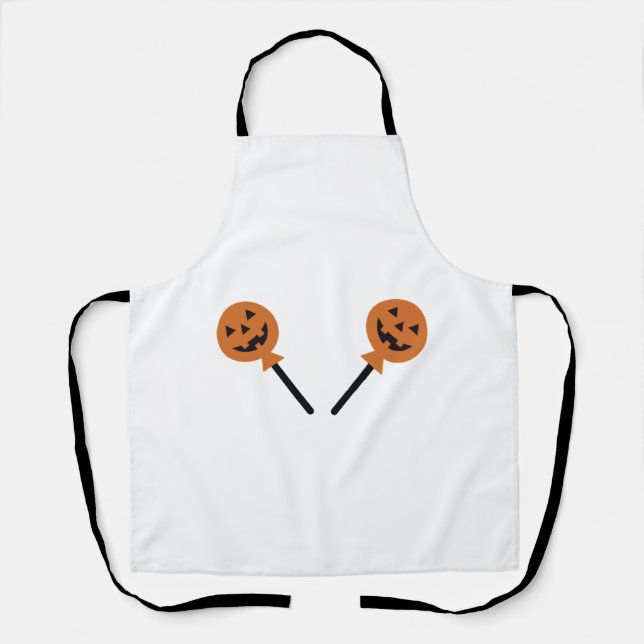 Tablier Canettes d'Halloween (Recto)