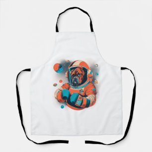 Tablier Canine Cosmique Le Boxer Astronaut