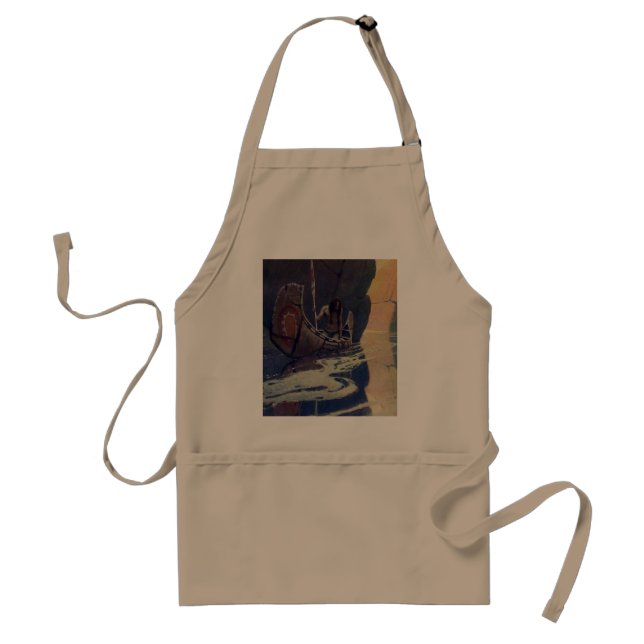 Tablier Canoë indien vintage pagayage Sun Classic (Devant)