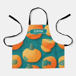Tablier Cantaloupe Floral Coloré Motif personnalisé