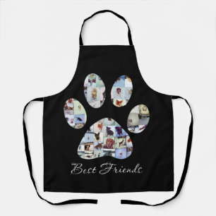 Tablier Canvas photo Empreinte de patte de chien, Canvas d