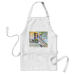 Tablier Cape May NJ - Fauteuil roulant blanc sur le porche