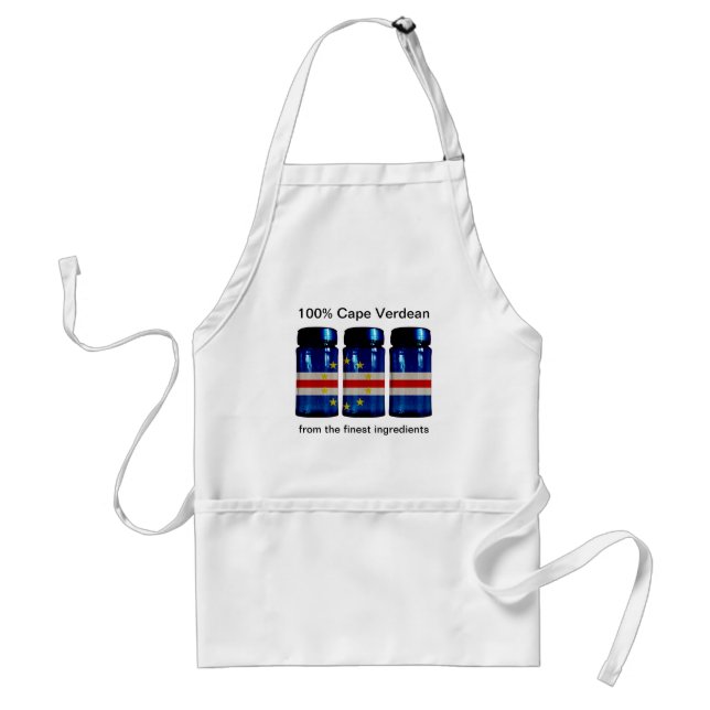 Tablier Cape Verde Flag Spice Jars Apron (Devant)