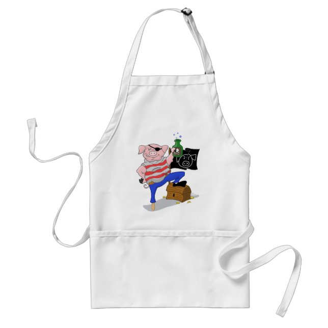 Tablier Capitaine Aham Apron de pirate de porc (Devant)