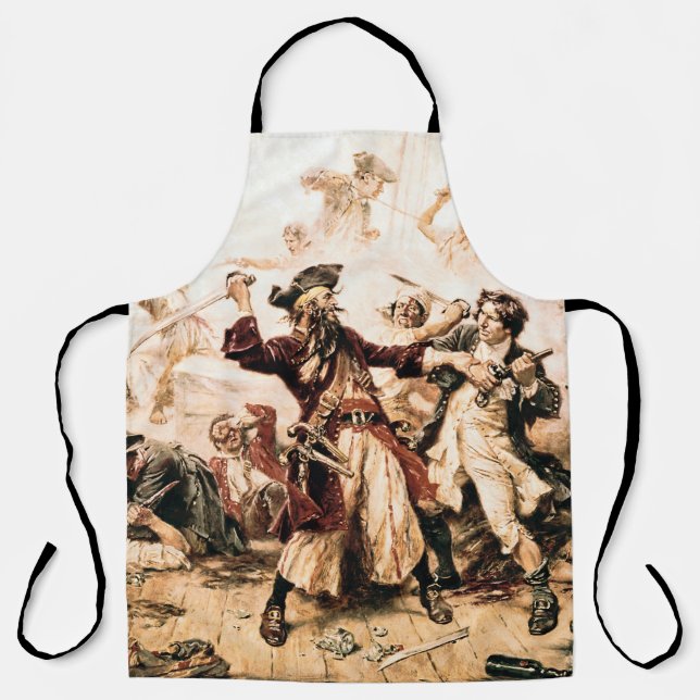 Tablier Capturez, pirate Barbe-Noire, La Revanche de la Re (Recto)