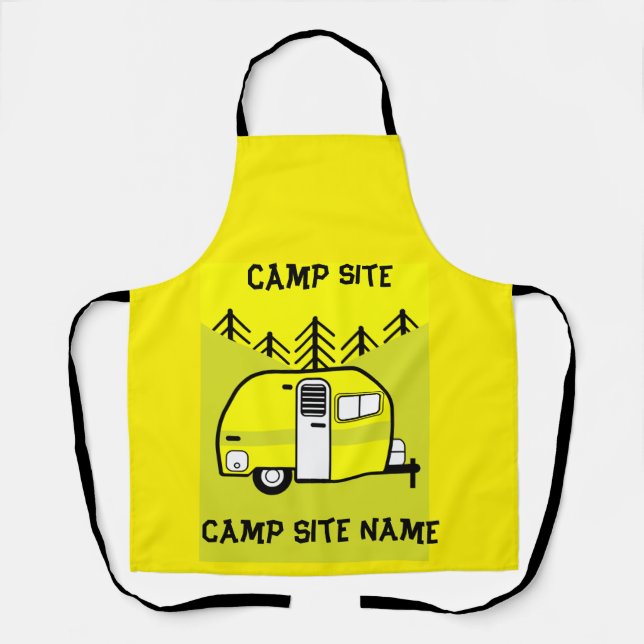 Tablier Caravan Cadeaux d'art Aimer Ma Caravane (Recto)