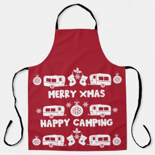 Tablier Caravan Joyeux Camping de Noël