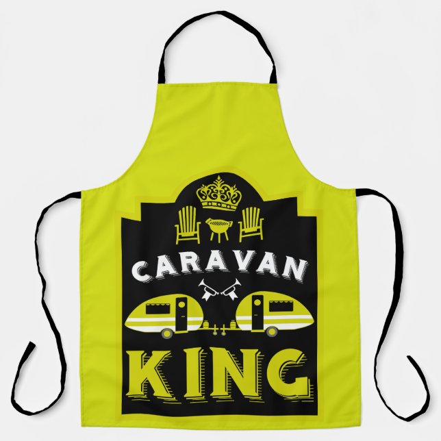 Tablier Caravan King Cadeaux Pour Campeurs (Recto)