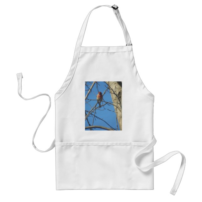 Tablier Cardinal Femme/Oiseau (Devant)