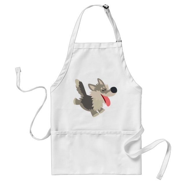 Tablier Caricature adorable Wolf Apron (Devant)