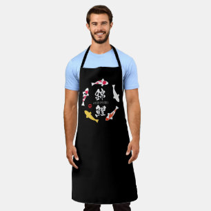 Tablier Carpe japonaise (Koi ou Nishikigoi)