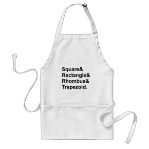 Tablier Carré Rectangle Losange Trapèze   Quadrilatères