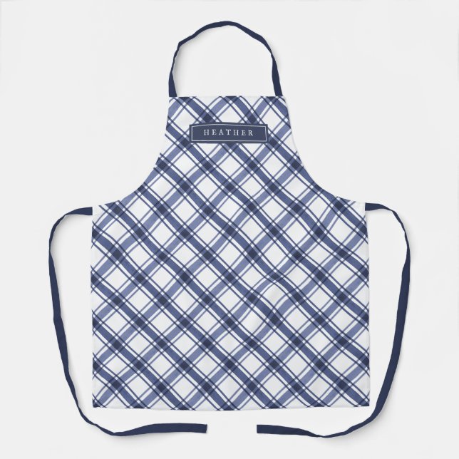 Tablier Carreaux Bleus (Recto)