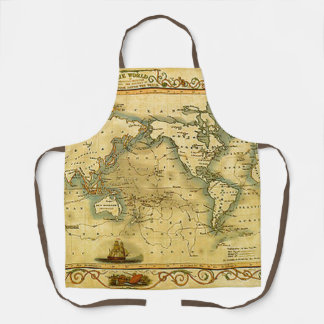 Tablier Carte du monde antique