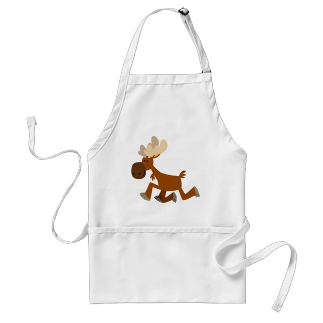 Tablier Carton mignon Merry Moose Apron (Devant)