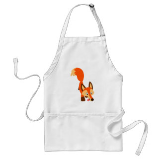 Tablier Carton très curieux Fox Apron