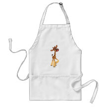 Cartoon mignonne Baby Giraffe Apron