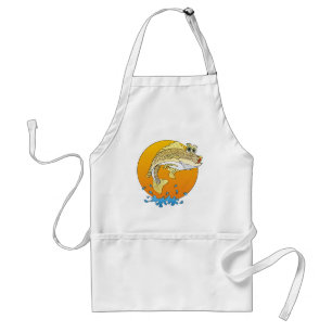 Tablier Cartoon Walleye