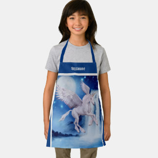 Tablier Cascade de Cheval Unicorne Volant Personnalisée
