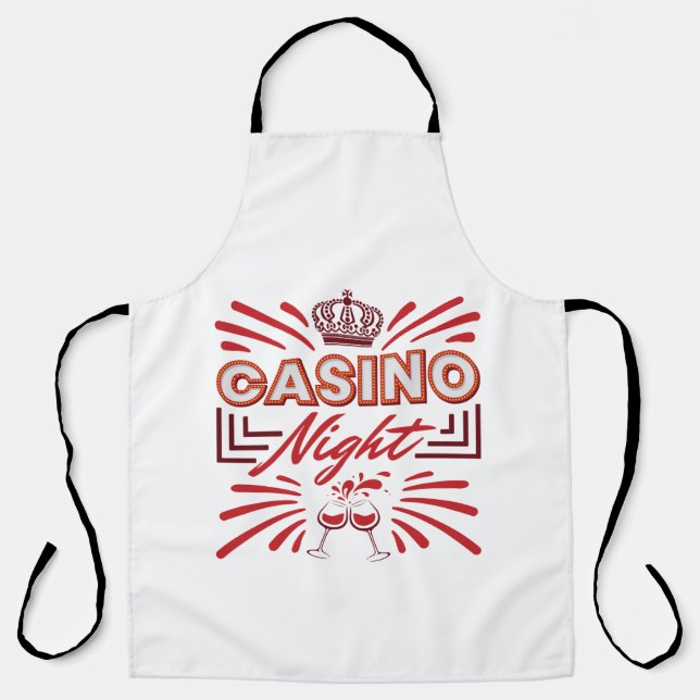 Tablier Casino Night Party Gambling Lover (Recto)