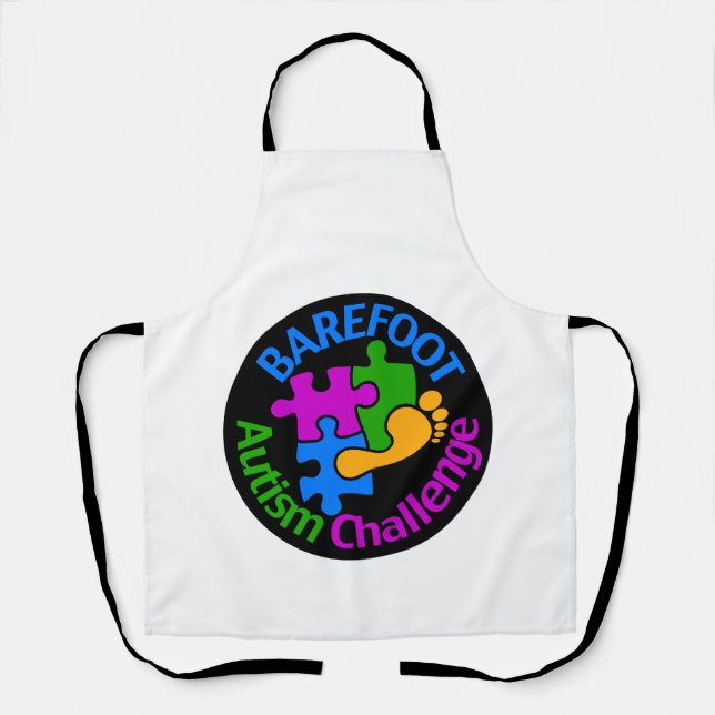 Tablier Casquette de routier Barefoot Autism Challenge (Recto)