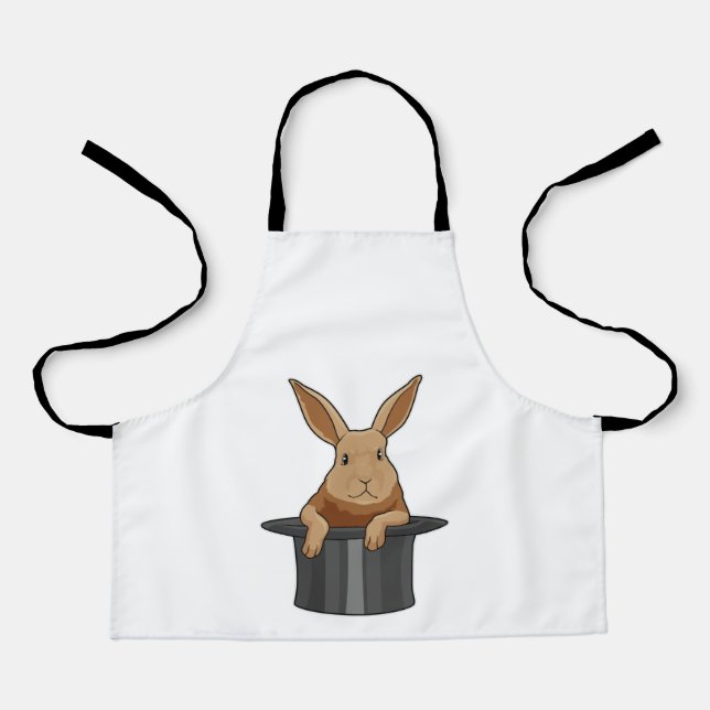 Tablier Casquette magicien lapin (Recto)