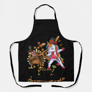 Tablier Casquette pèlerin Turquie Unicorne Dabbing Thanks