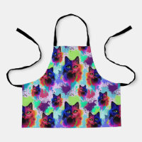 Cat Trippy Psychedelic Pop Art