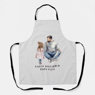 Tablier Caution père et fille (4)