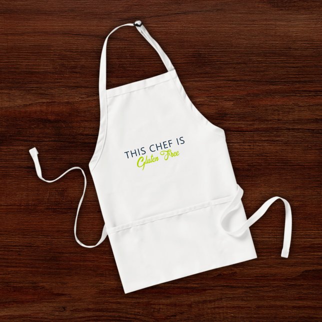 Tablier Ce Chef Est Sans Gluten Moderne Simple (Créateur téléchargé)