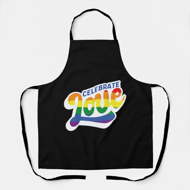 Tablier Celebrate Love - lgbtq Design (Recto)