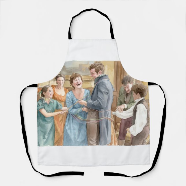 Tablier Célébrer le bonheur de Mary et Tom  (Recto)