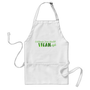 Tablier Célébrez votre style de végétalien de santé