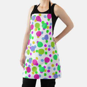 Tablier Cercles abstraits sans couture amusant confetti po