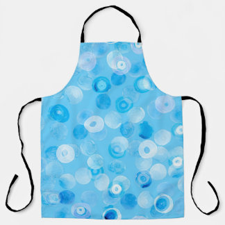 Tablier Cercles d'hiver : Pois Abstraits.