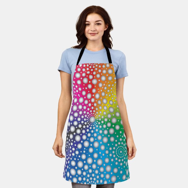 Tablier Cercles Mandala 2 (Porté)