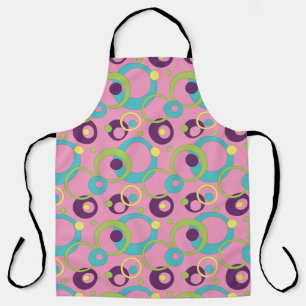 Tablier Cercles roses funky Tout-En-Plan