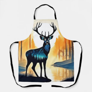 Tablier Cerf de la forêt mystique